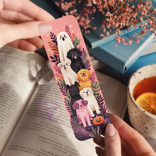 Halloween Dog Witch Bookmark Collection – Limited Edition