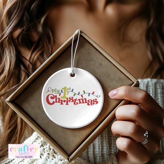 My First Christmas Keepsake Ornament