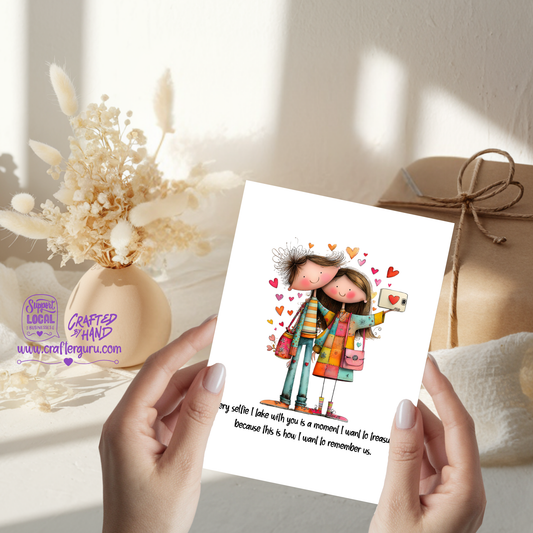 Every Moment With You – Thoughtful Love Greeting Card VGC-016