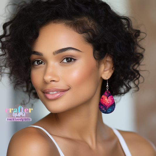 Valentine Teardrop Earring #1008