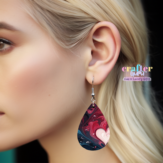 Valentine Teardrop Earring #1013