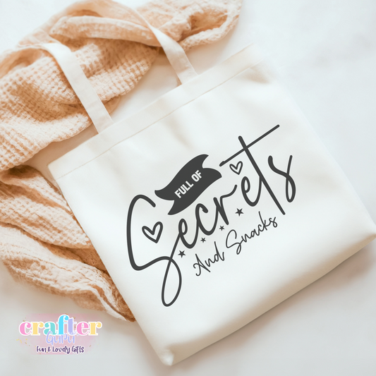 Secrets & Snack Tote Bag