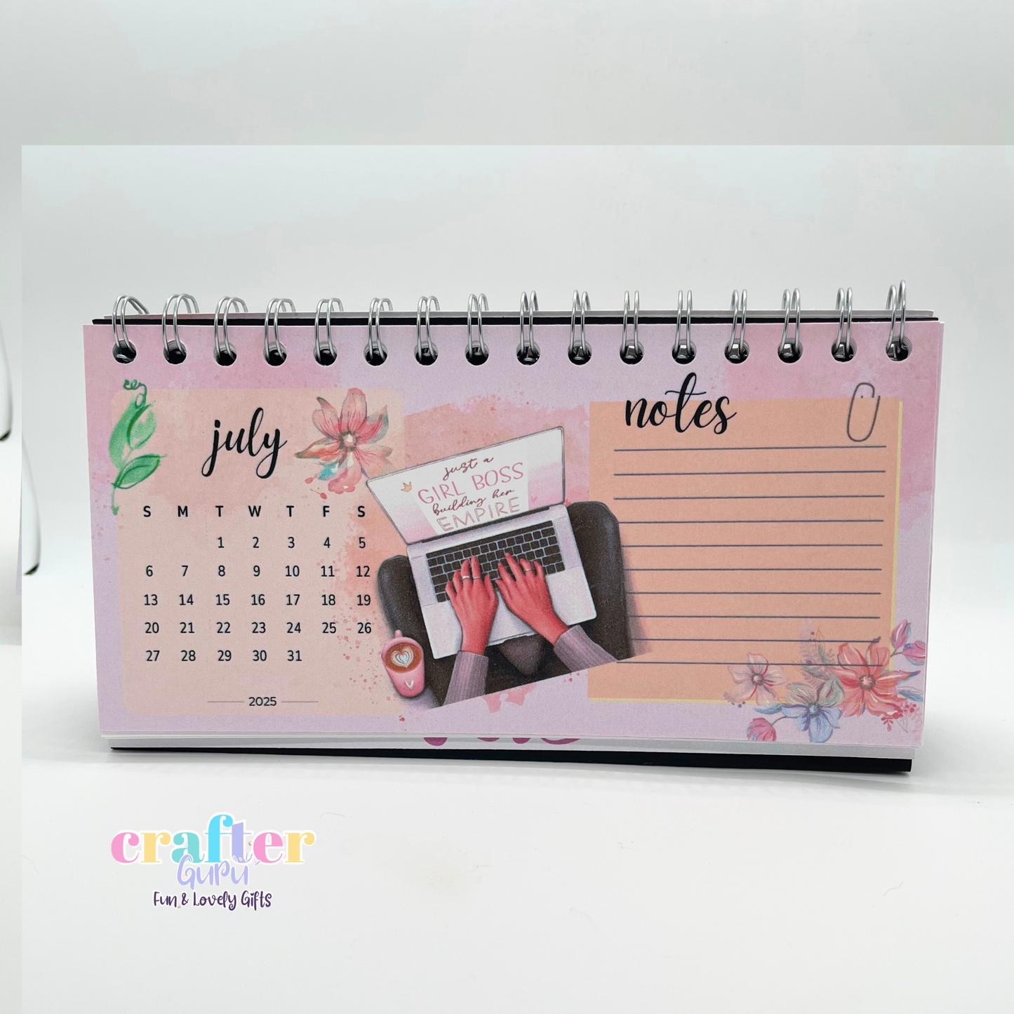 2025 Desk Calendar for Girl Bosses – Elegant & Stylish Table Calendar – Perfect Gift for Women in Charge!