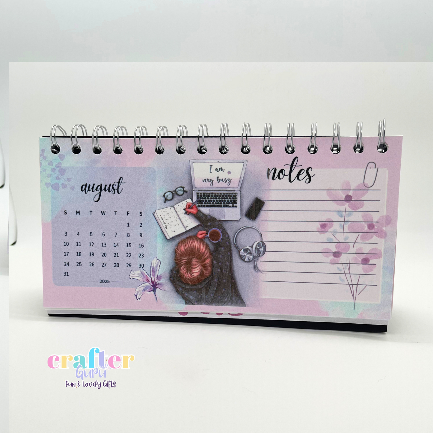 2025 Desk Calendar for Girl Bosses – Elegant & Stylish Table Calendar – Perfect Gift for Women in Charge!