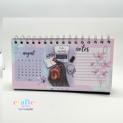 2025 Desk Calendar for Girl Bosses – Elegant & Stylish Table Calendar – Perfect Gift for Women in Charge!