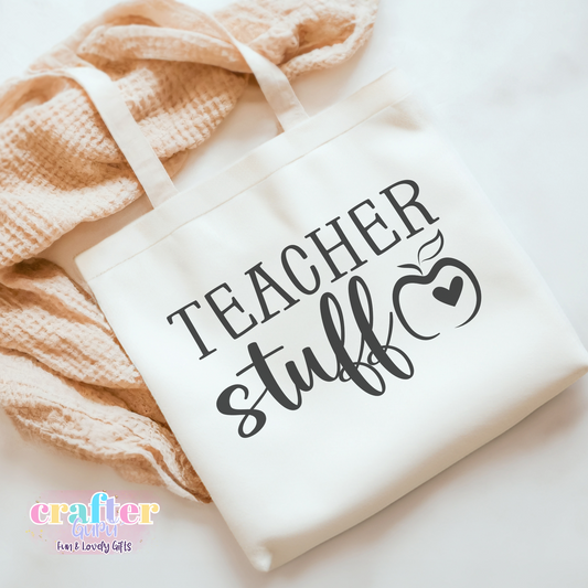 Teacher Stuff (apple) Tote Bag