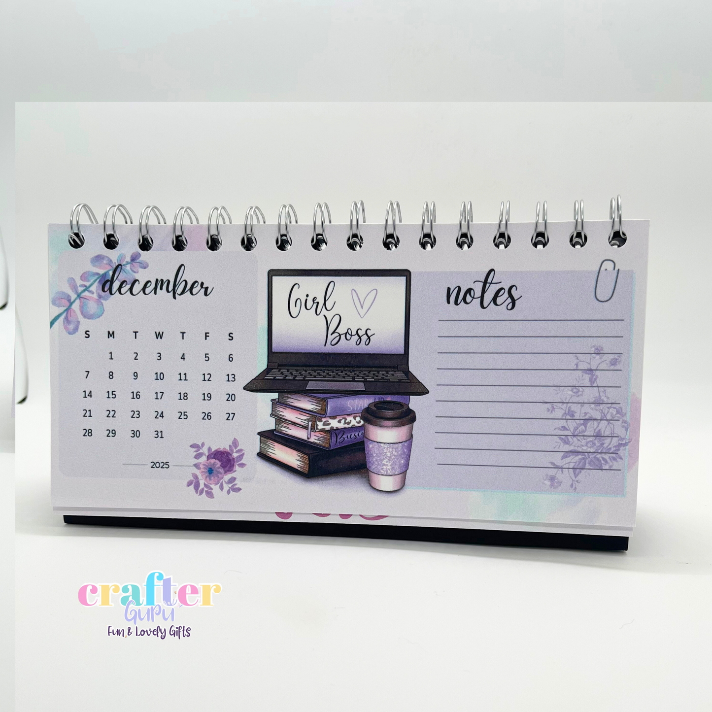 2025 Desk Calendar for Girl Bosses – Elegant & Stylish Table Calendar – Perfect Gift for Women in Charge!