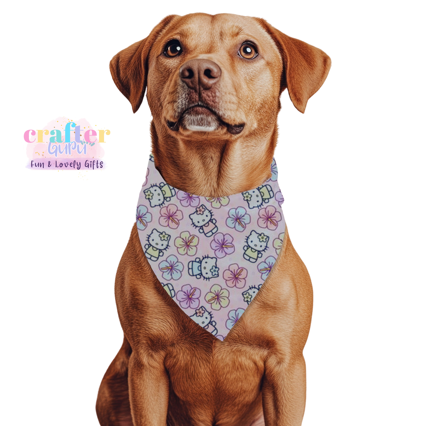 Luxury Pet Bandana Hello #2000