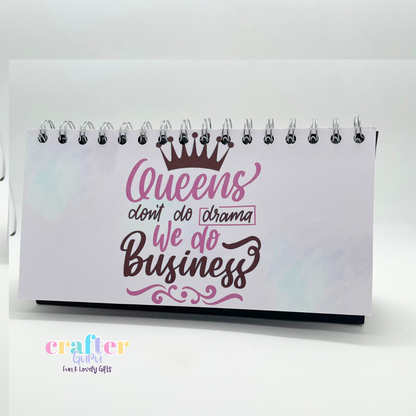 2025 Desk Calendar for Girl Bosses – Elegant & Stylish Table Calendar – Perfect Gift for Women in Charge!