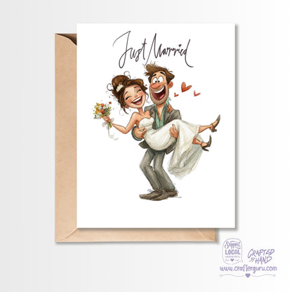 Just Married Celebration Card GC-042