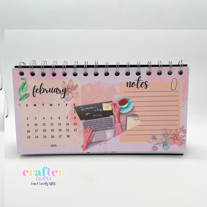 2025 Desk Calendar for Girl Bosses – Elegant & Stylish Table Calendar – Perfect Gift for Women in Charge!