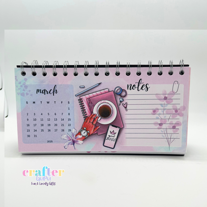 2025 Desk Calendar for Girl Bosses – Elegant & Stylish Table Calendar – Perfect Gift for Women in Charge!