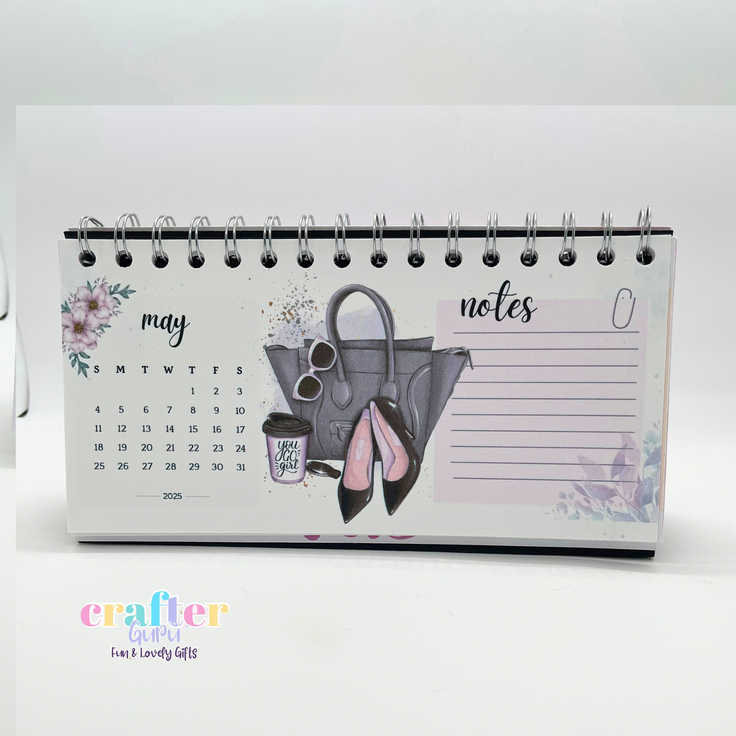 2025 Desk Calendar for Girl Bosses – Elegant & Stylish Table Calendar – Perfect Gift for Women in Charge!