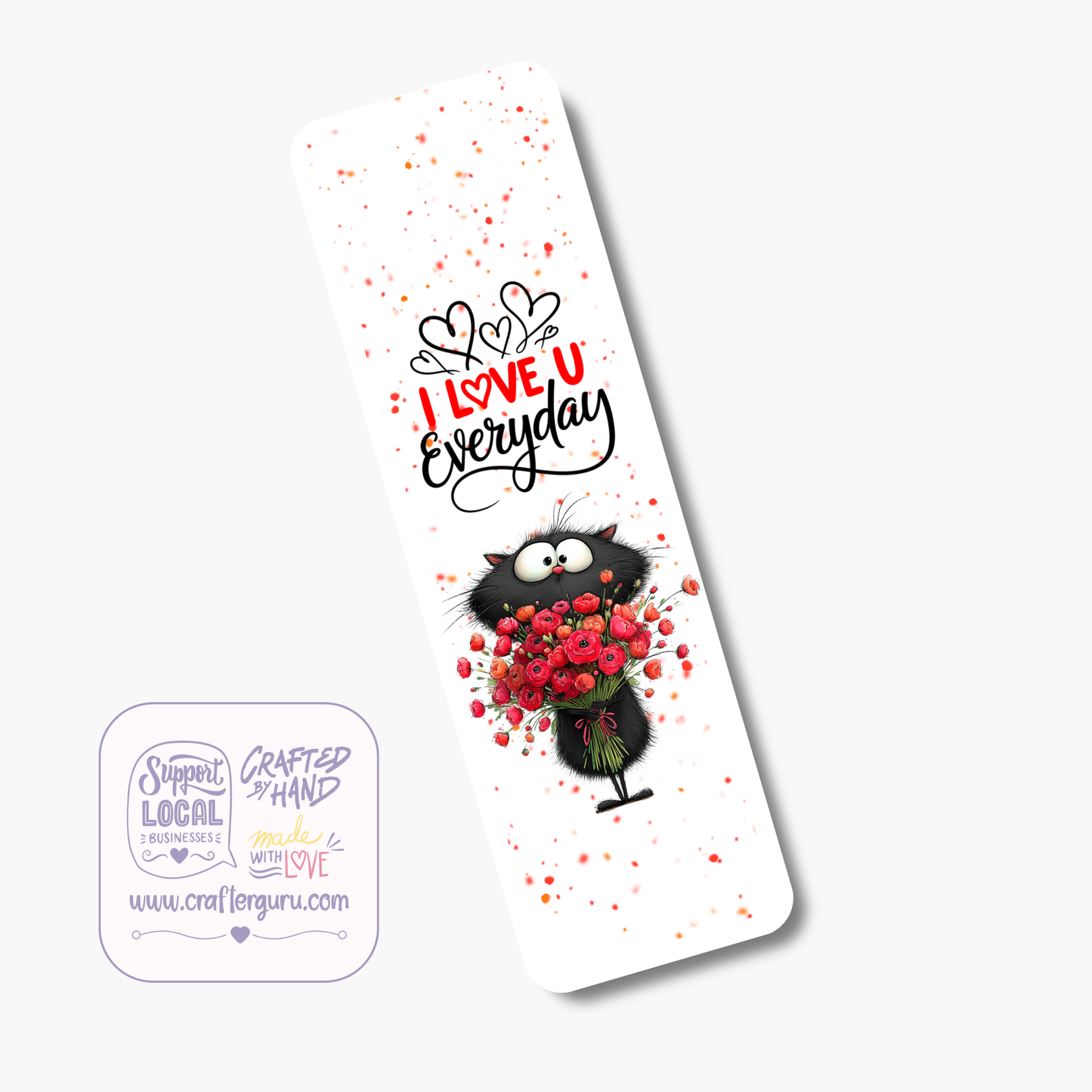 I Love You Everyday Bookmark – Cute Romantic Gift | BMK-008