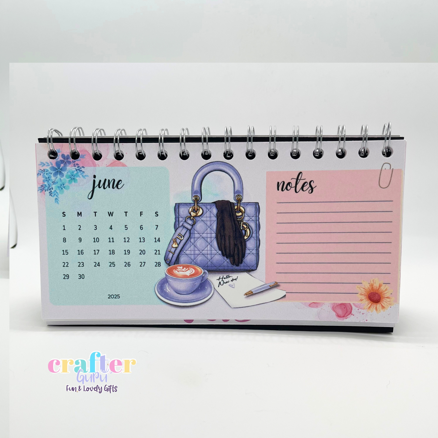 2025 Desk Calendar for Girl Bosses – Elegant & Stylish Table Calendar – Perfect Gift for Women in Charge!