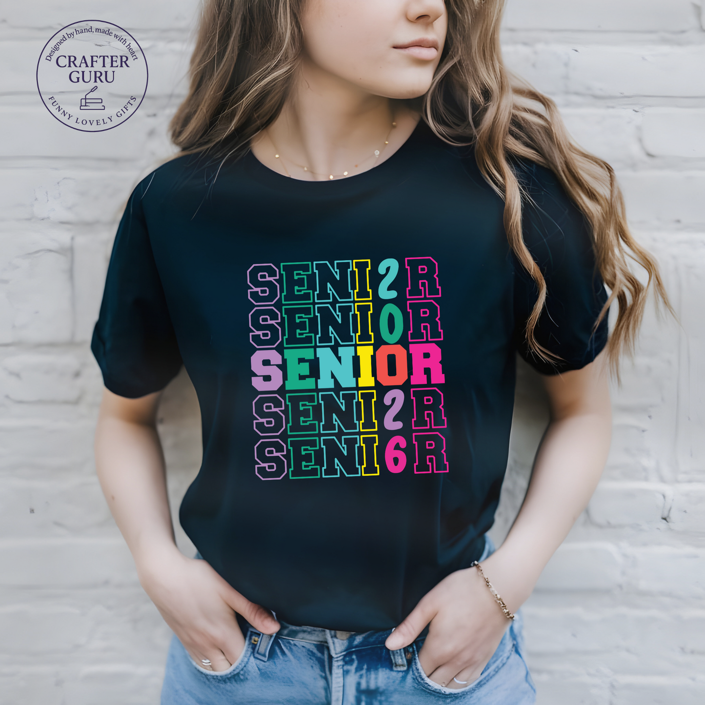 Class of 2026 Stacked SENIOR Pride  (unisex Adult Tees)