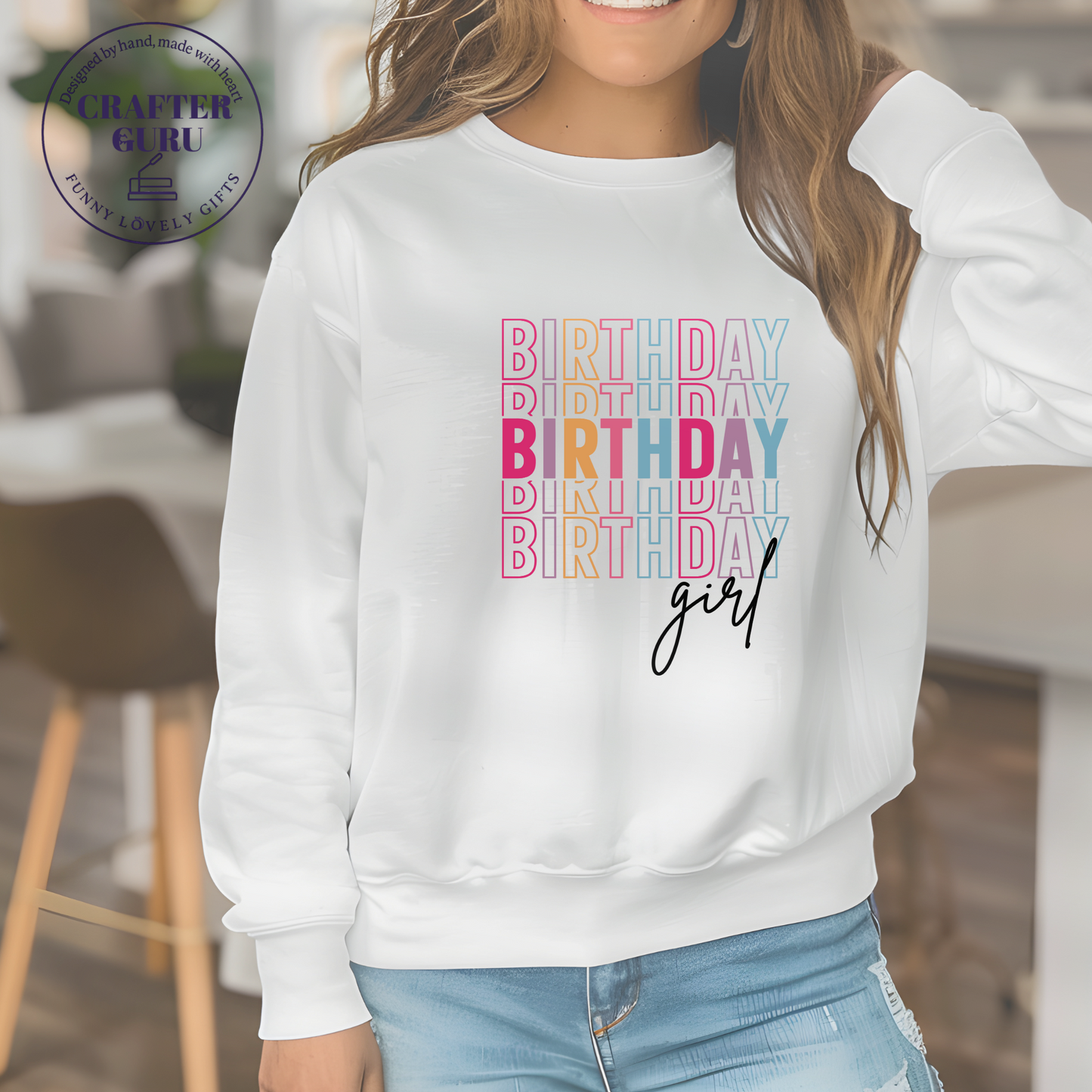 Birthday Girl Tee – Soft Pastels Edition (Unisex  Sweatshirts )