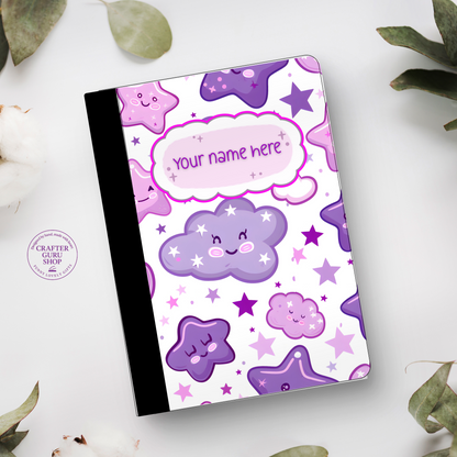 Cloud & Stars Personalized Composition Notebook CN0007