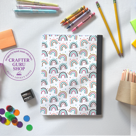Personalized Rainbow Teacher Notebook 🌈CN0011