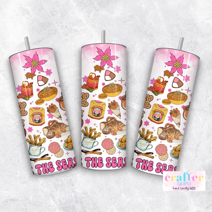 Tis The Season Christmas Mexican Tumbler CGFLG38