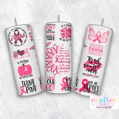 Breast Cancer Awareness Tumbler CGFLG51