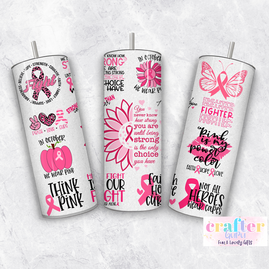 Breast Cancer Awareness Tumbler CGFLG51