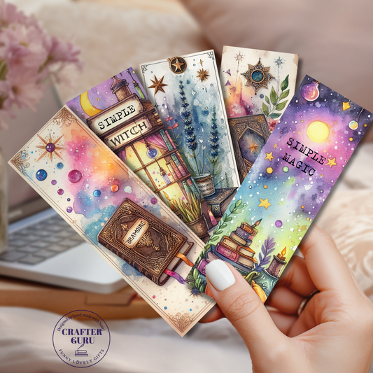 Enchanted Library Bookmark Collection – Choose Your Design or Full Set (5)