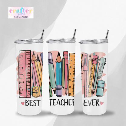 Best Teacher Tumbler,Teacher Appreciation Gift CGFLG11