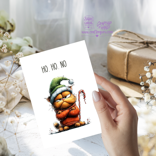 Ho. Ho. No – Grumpy Cat Christmas Card– CRD-CH-023