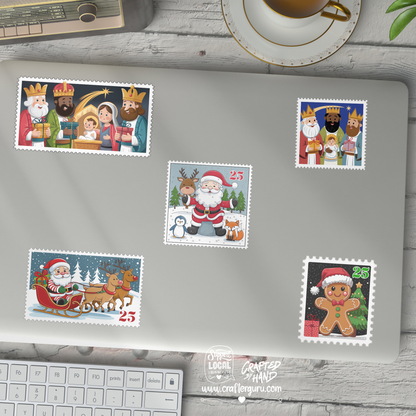 Kings Nativity Stamp Sticker - STK-002