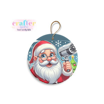 Christmas Ornament for Kids, Santa Cam With Letter and Envelope from "Noth Pole"