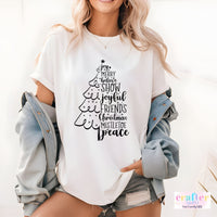 Merry Joyful Believe Christmas Tree Clothes