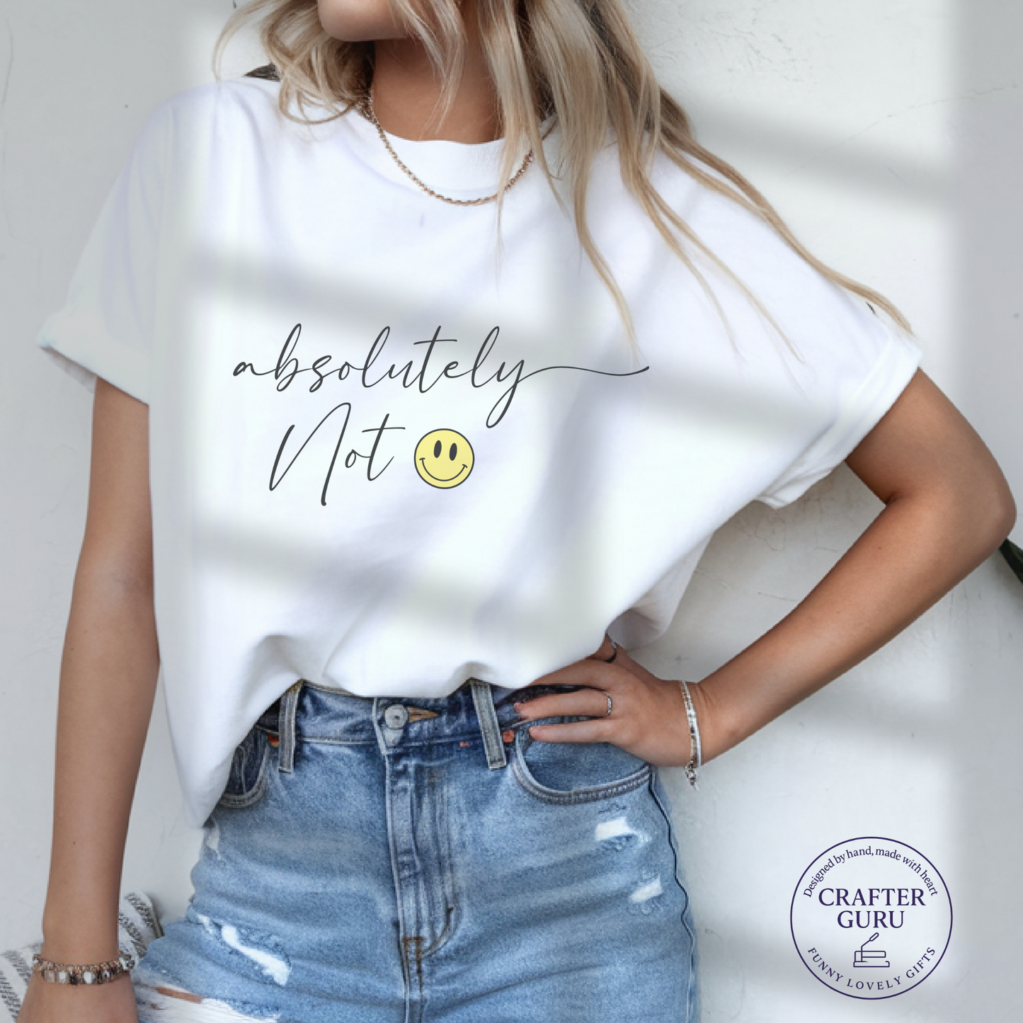 Absolutely Not 🙂 – Unisex Minimalist (unisex Adult Tees)