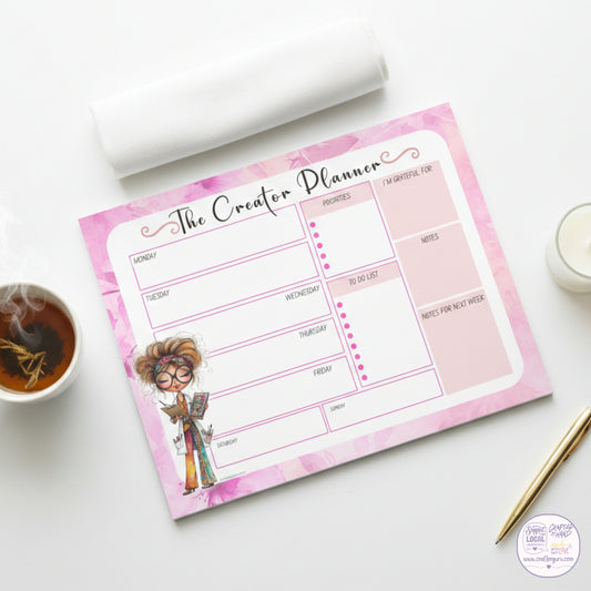 The Creator Weekly Planner Pad