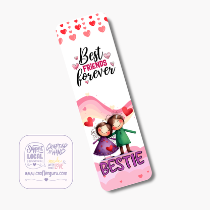 Best Friends Forever Bookmark – Friendship Gift for Book Lovers | BMK-009