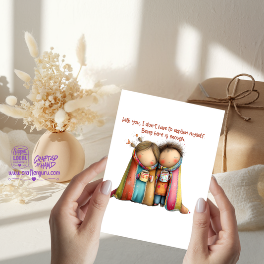 With You, I Don’t Have to Explain Myself – Meaningful Connection Card VGC-019