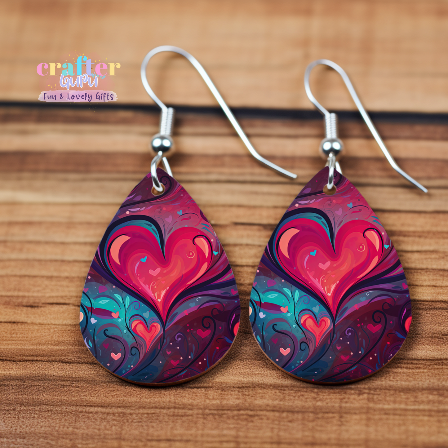 Valentine Teardrop Earring  #1005