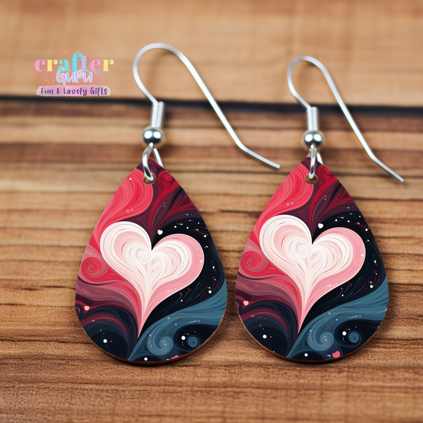 Valentine Teardrop Earring  #1012