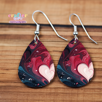 Valentine Teardrop Earring  #1013