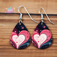 Valentine Teardrop Earring  #1014